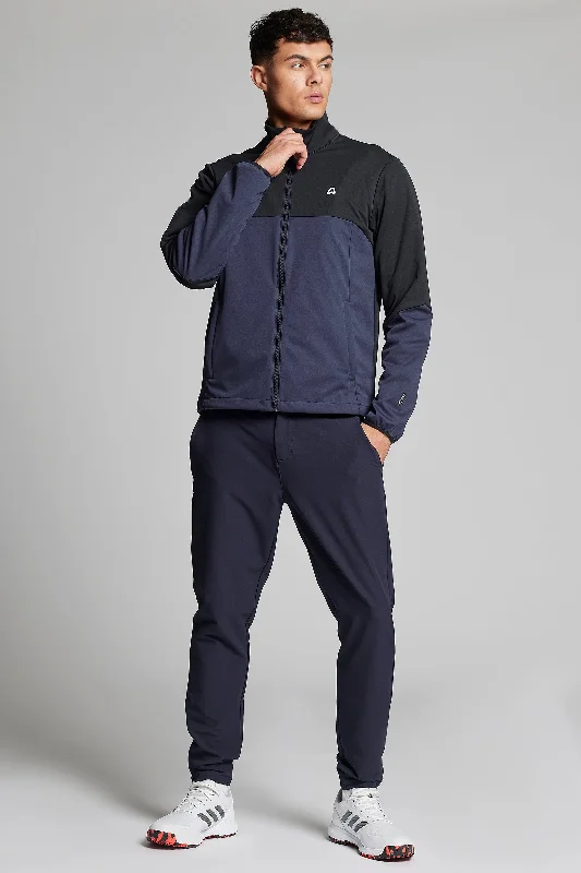 Water Repellent Windbreaker - Putter Black / Ace Navy