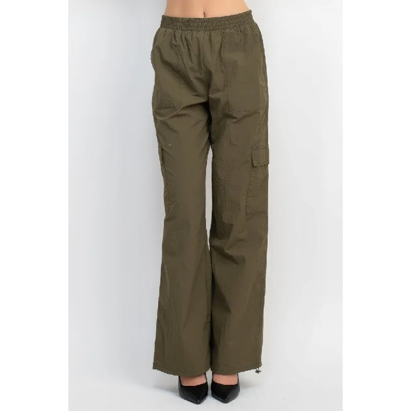 HighRise Cargo Parachute Pants