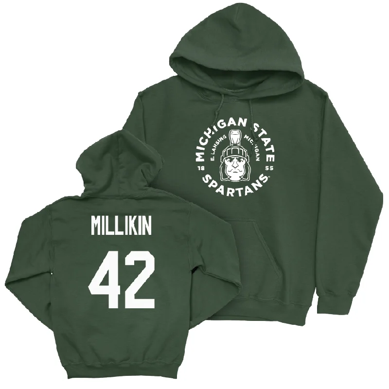 Green Football East Lansing Hoodie  - David Millikin