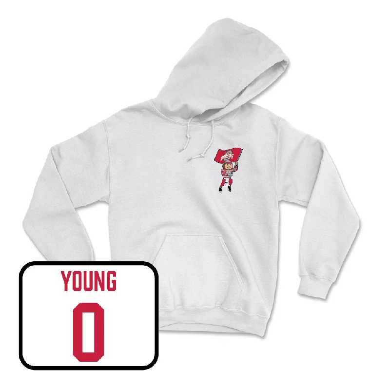 Football White Brutus Hoodie - William Young