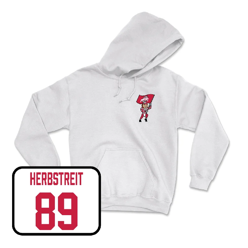 Football White Brutus Hoodie - Zak Herbstreit