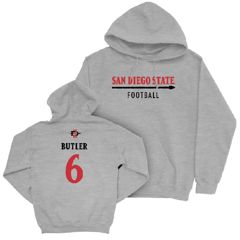 SDSU Football Sport Grey Classic Hoodie - Eric Butler #6