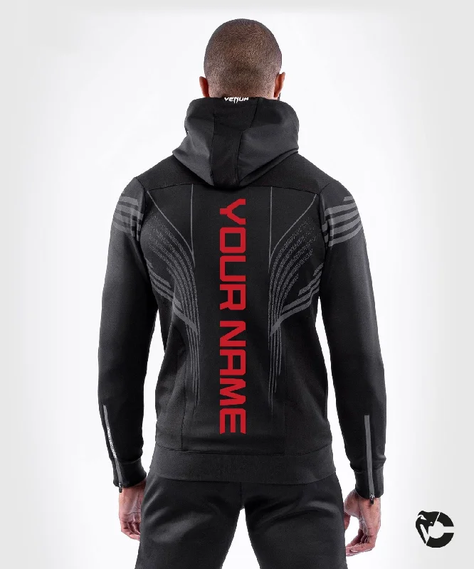 UFC Venum Personalized Authentic Fight Night Men's Walkout Hoodie - Black