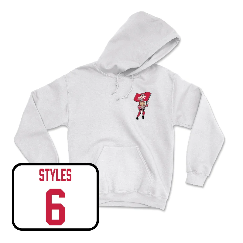 Football White Brutus Hoodie - Sonny Styles