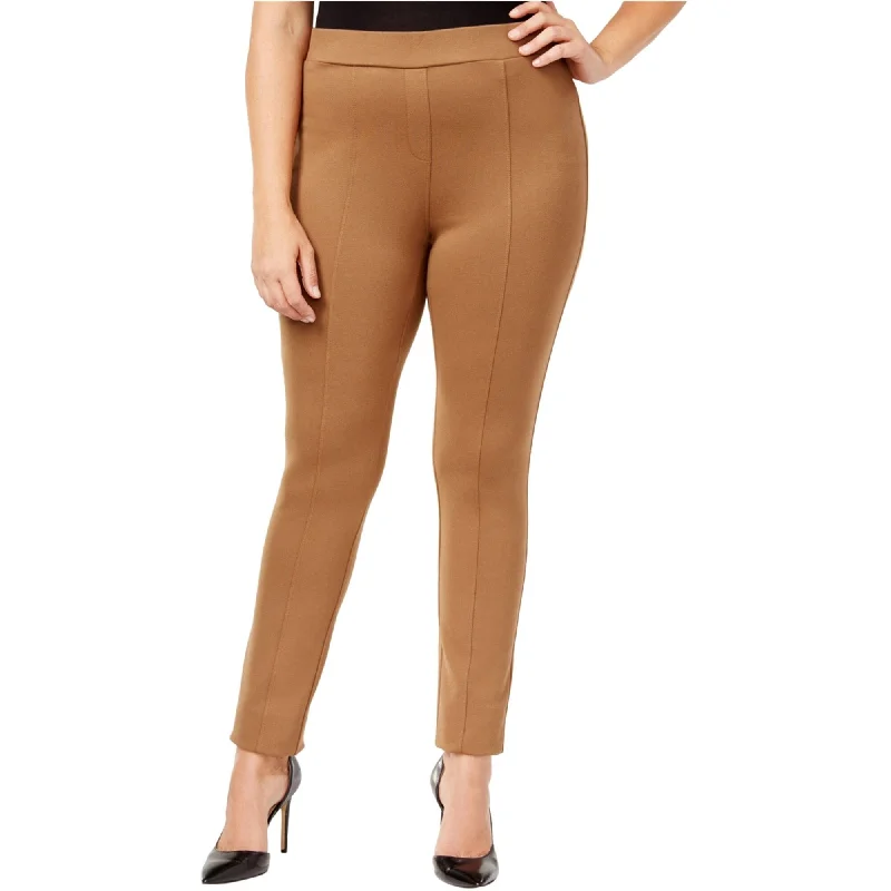 Style & Co. Womens Seamed Casual Leggings, Brown, 20W