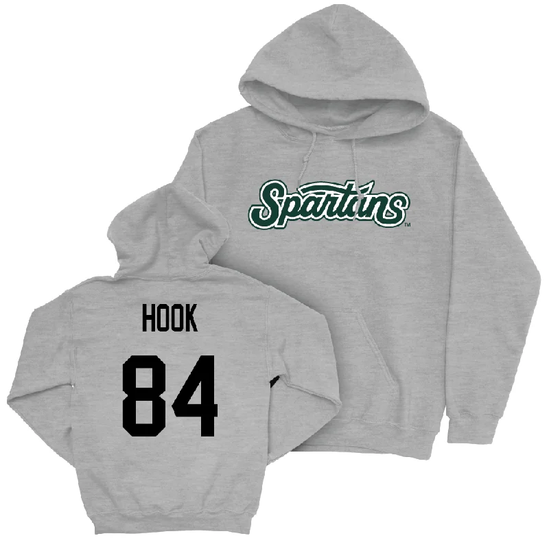 Sport Grey Football Script Hoodie  - Wyatt Hook