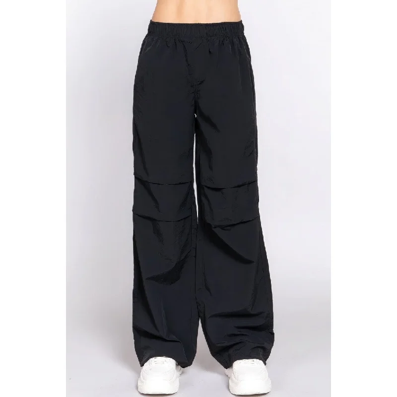 Waist Elastic Parachute Pants