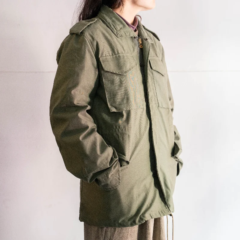 around 1980s US military M-65 cold weather field jacket -with liner- 'civilian type'