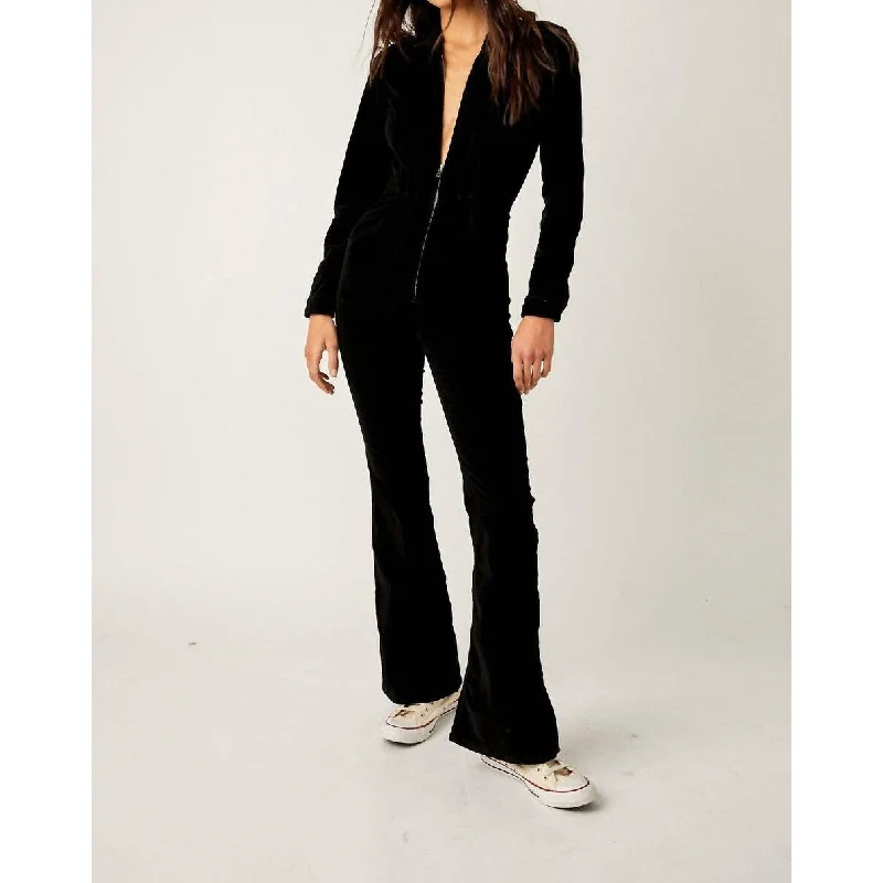 Free People - Jayde Cord Flare Jumpsuit