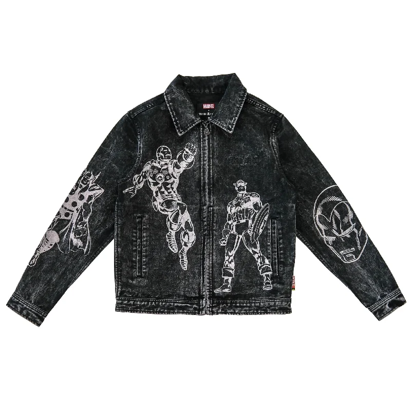 TF x Marvel Acid Wash Jacket