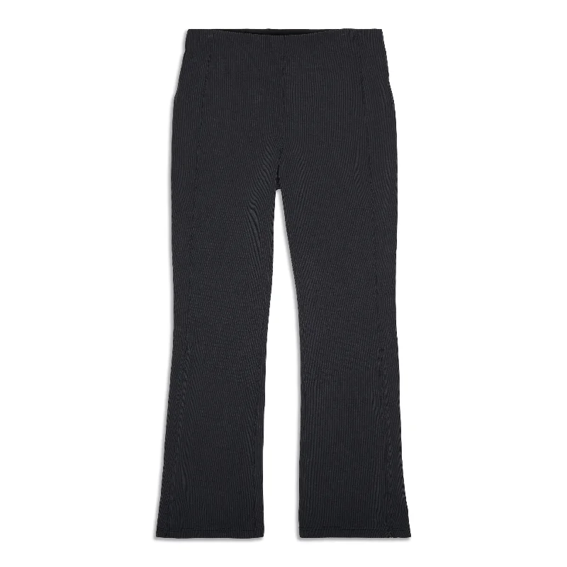 Softstreme Ribbed Zip-Flared Pant 32.5" - Resale