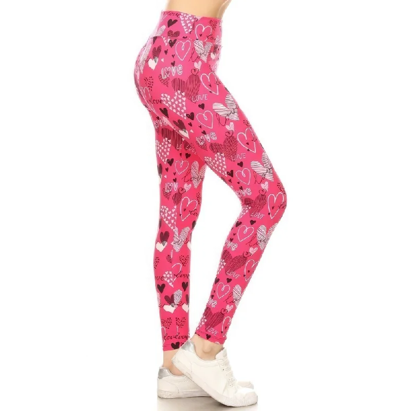 Multicolor Print Yoga Band Buttery Leggings