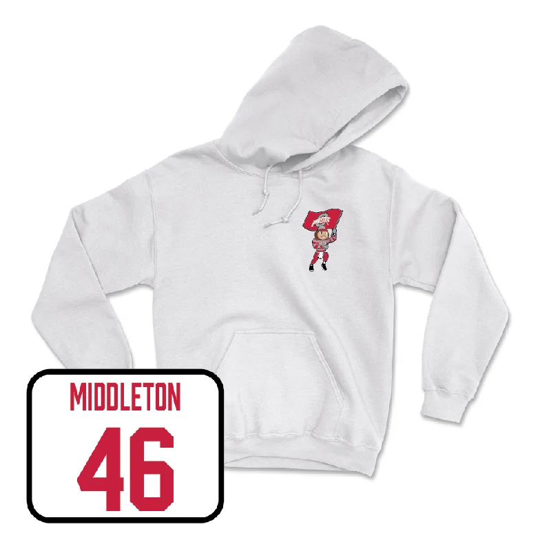 Football White Brutus Hoodie - Jace Middleton