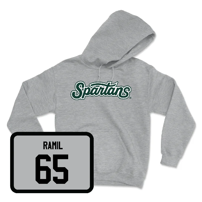 Sport Grey Football Script Hoodie - Stanton Ramil