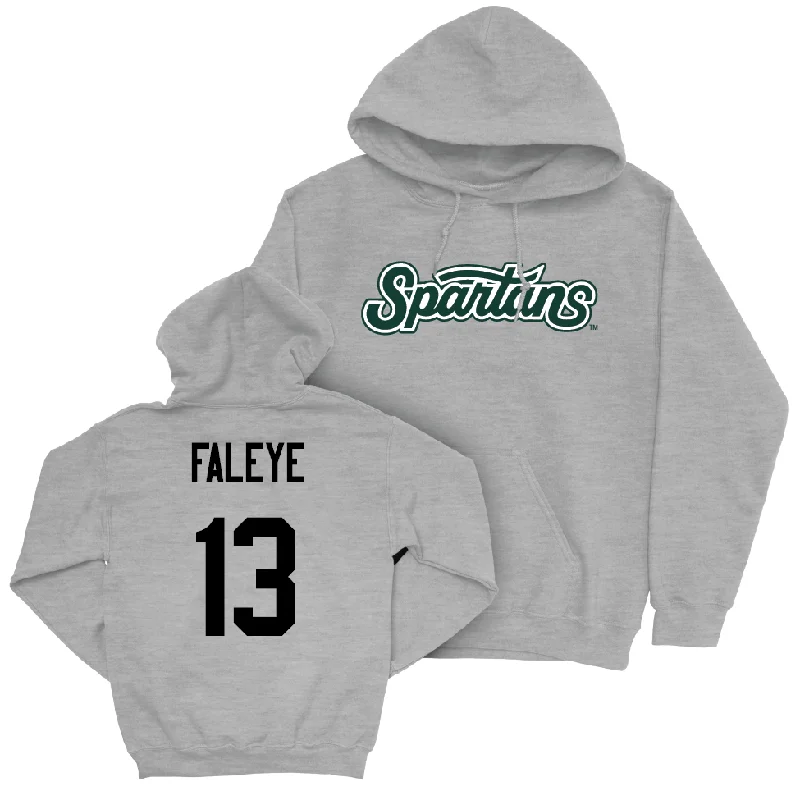 Sport Grey Football Script Hoodie - Ademola Faleye