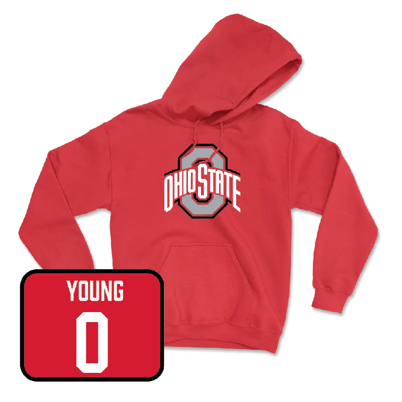 Red Football Team Hoodie - William Young