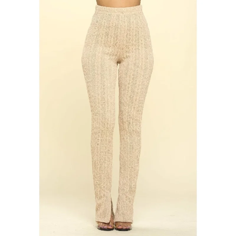 Knit High Rise Leggings