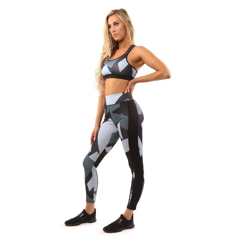 Bondi Set Leggings And Sports Bra Black/Grey