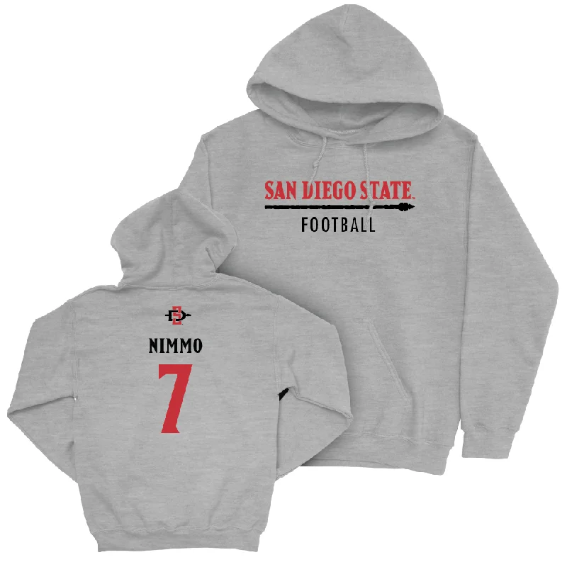 SDSU Football Sport Grey Classic Hoodie  - William Nimmo