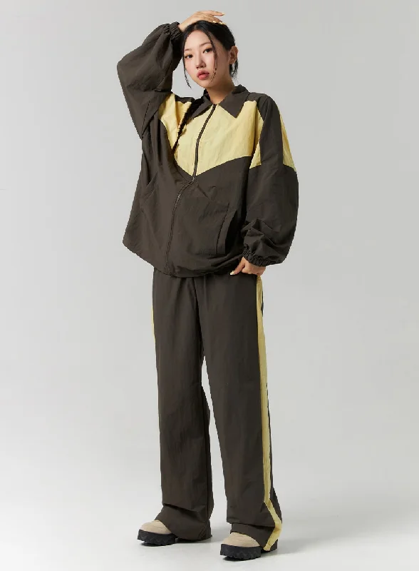 Nylon Wide Fit Pants CS311