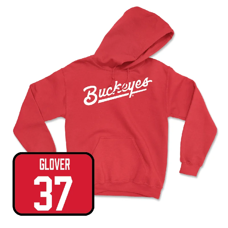 Red Football Script Hoodie - Nigel Glover