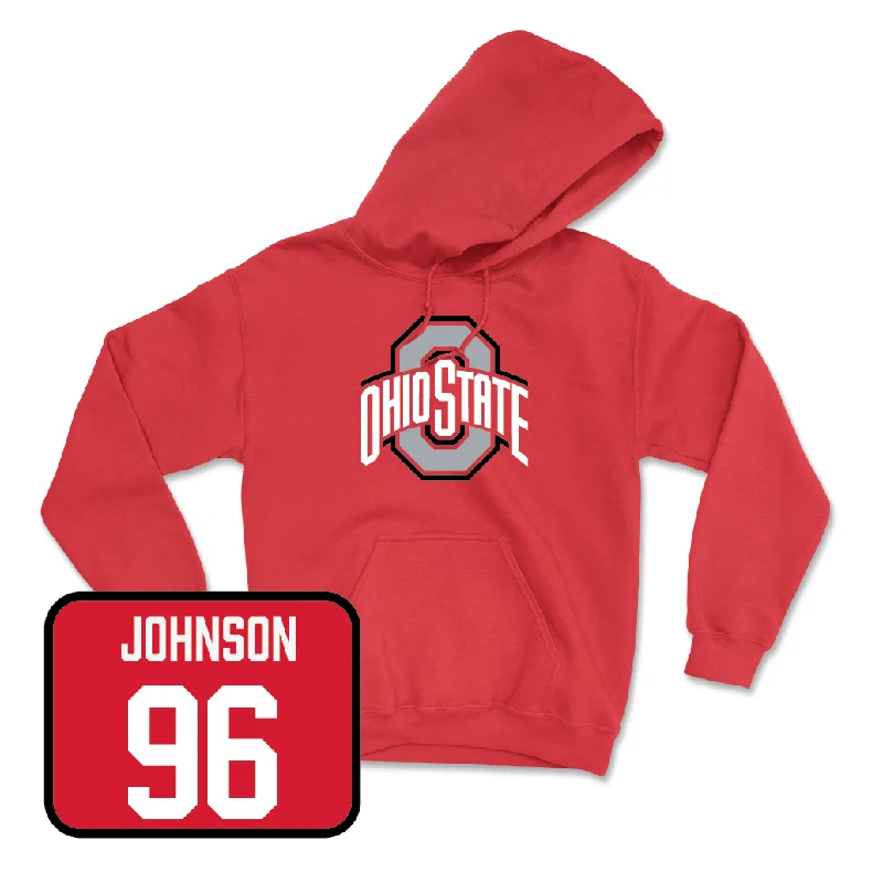 Red Football Team Hoodie - Collin Johnson