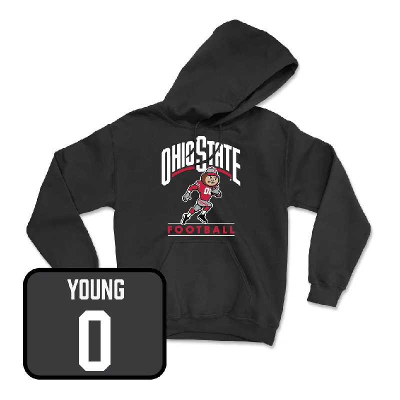 Football Black Gridiron Hoodie - William Young