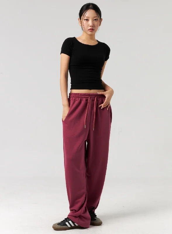 Wide Color Track Pants CL326