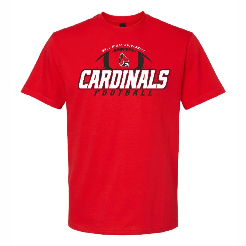 BSU Cardinals Football Short Sleeve T-Shirt