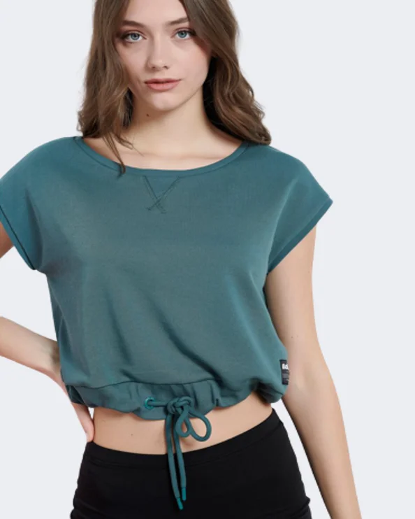 Bodytalk Cropped Women  Lifestyle T-Shirt Green