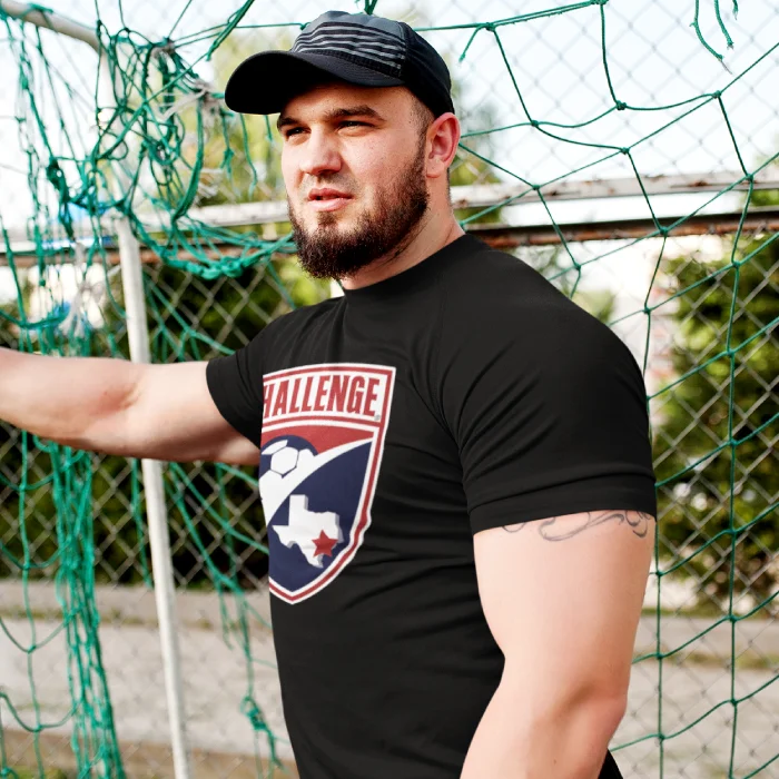 Men's Black Challenge "Shield" Tee