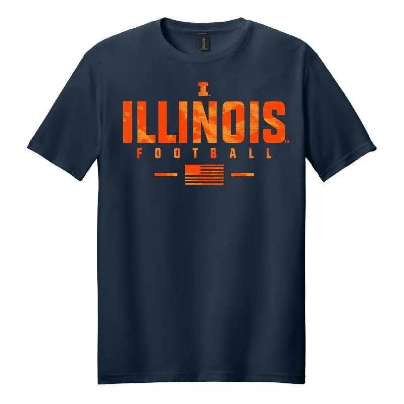 Illinois Football Military Appreciation T-Shirt