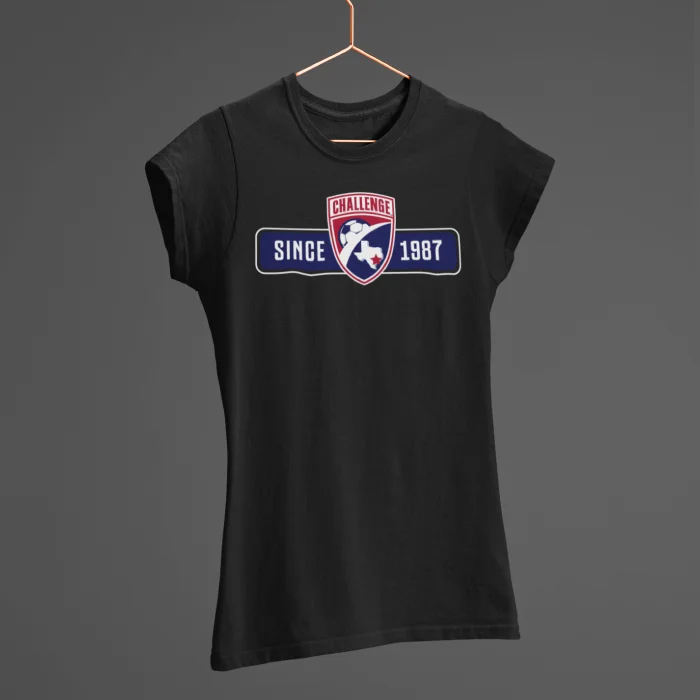 Ladies Black Challenge "Since '87" Tee