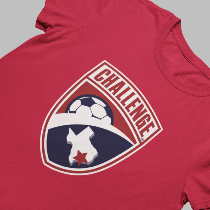 Ladies Red Challenge "Shield" Tee