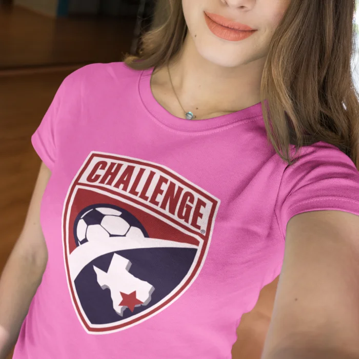 Ladies Pink Challenge "Shield" Tee