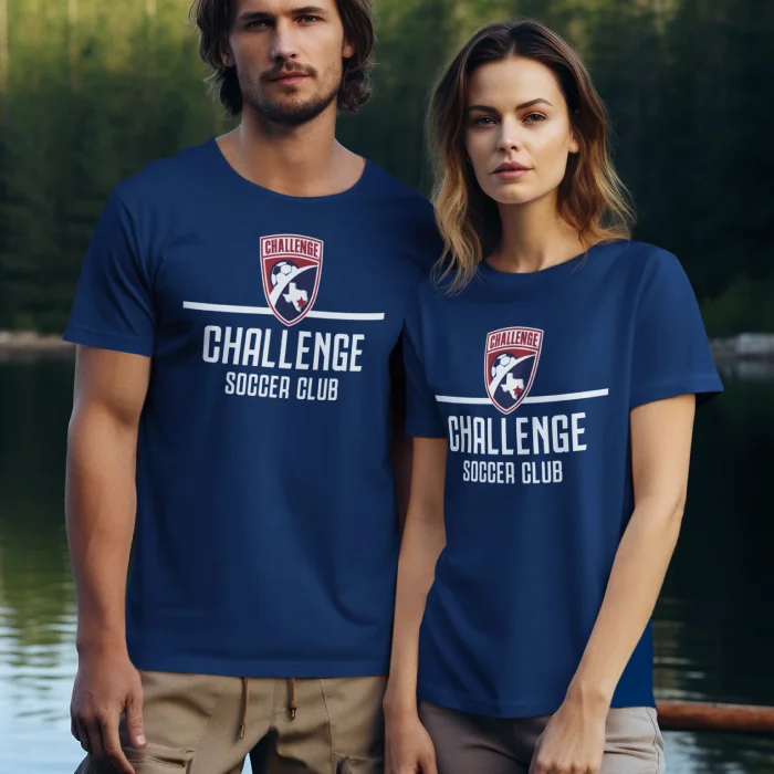 Men's Navy Challenge "CSC" Tee