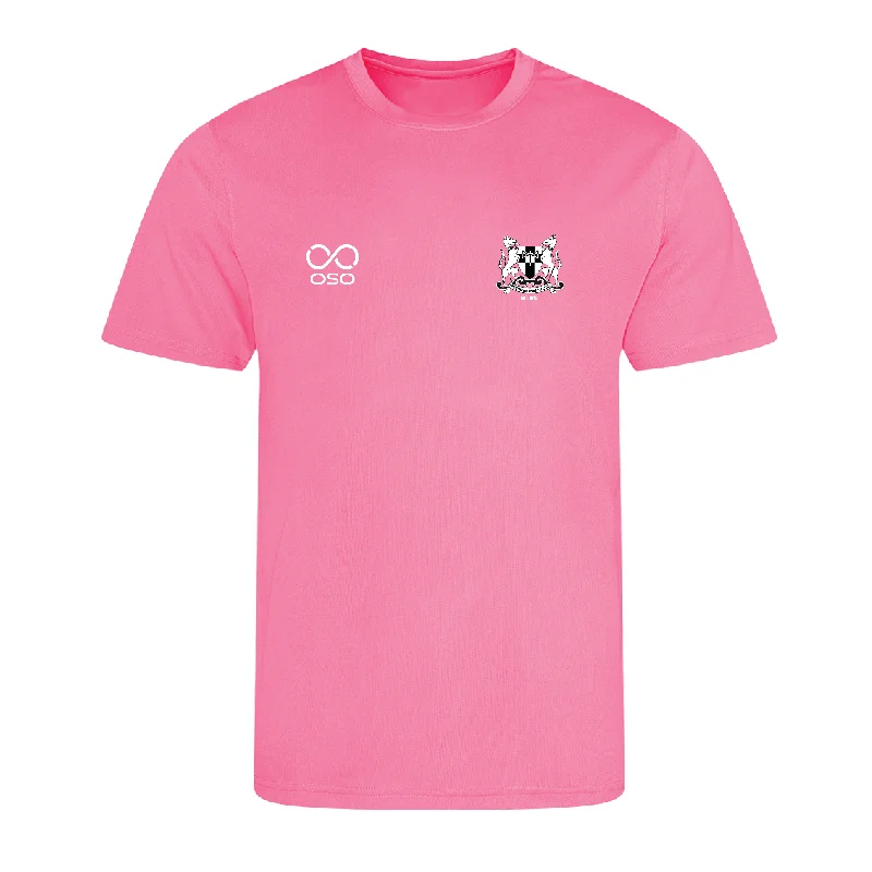 MKRUFC Electric Pink Sports T-shirt Ladies - Pink