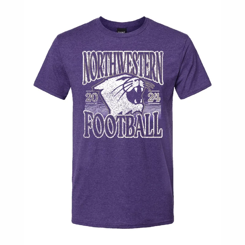 Northwestern Wildcats Football 2024 Purple T-Shirt