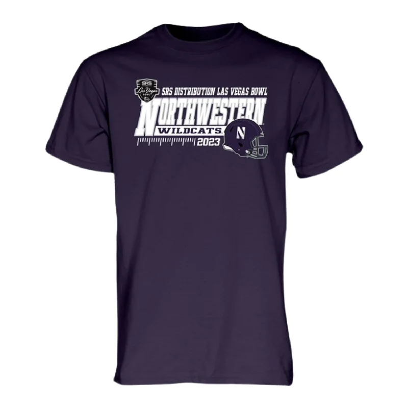 Northwestern Wildcats SRS Distribution Las Vegas Bowl 2023 Youth T-Shirt