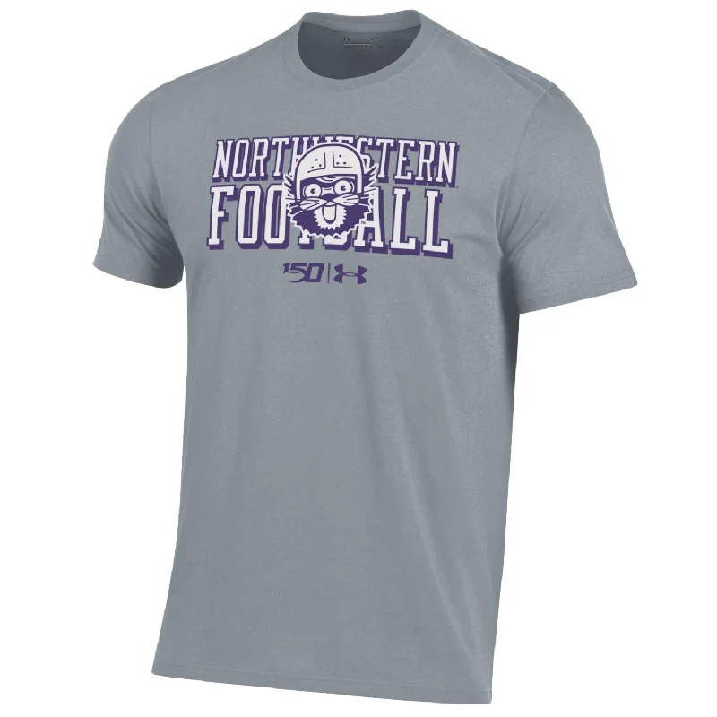 Northwestern Wildcats Youth Under Armour Retro College Football 150th Anniversary T-Shirt