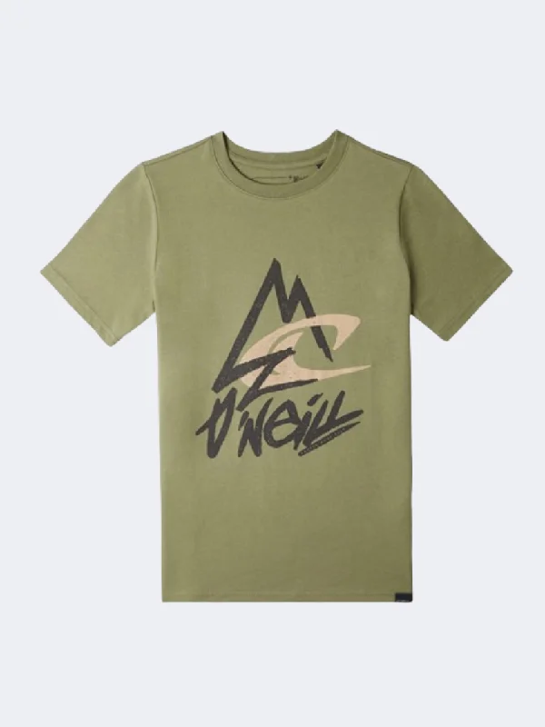 ONeill Torrey Boys Lifestyle T-Shirt Deep Lichen Green