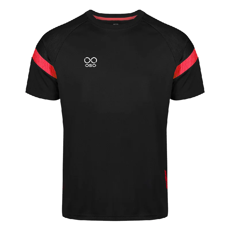 OSO Kinetic T-Shirt - Black / Red