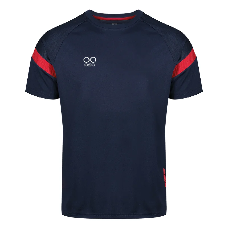 OSO Kinetic T-Shirt - Navy / Red