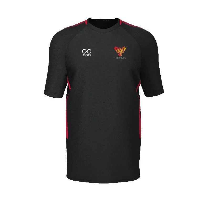 Phoenix Tri-MK Tech Tee - Black/red