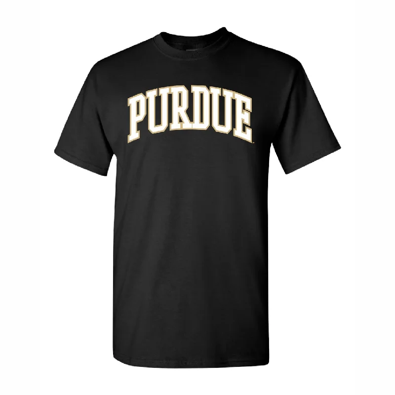 Purdue Boilermakers Black Arch Logo Short-Sleeve T-Shirt