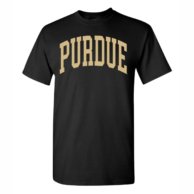 Purdue Boilermakers Black Jumbo Arch Short-Sleeve T-Shirt