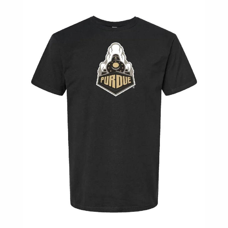 Purdue Boilermakers Black Train Short-Sleeve T-Shirt