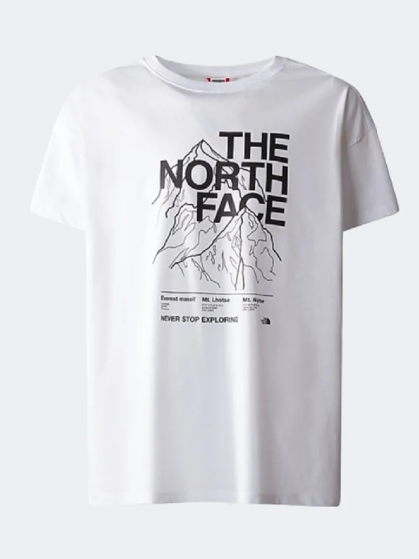 The North Face Mountain Line Boys Lifestyle T-Shirt White