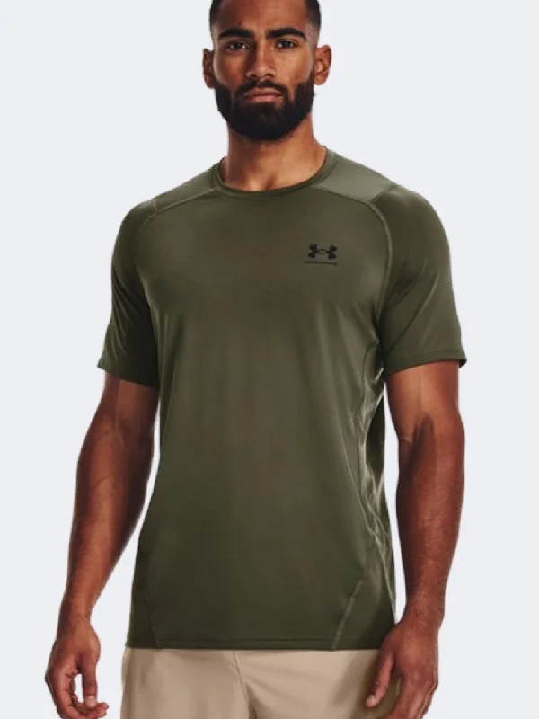 Under Armour Fitted Men Training T-Shirt Marine Green/Black