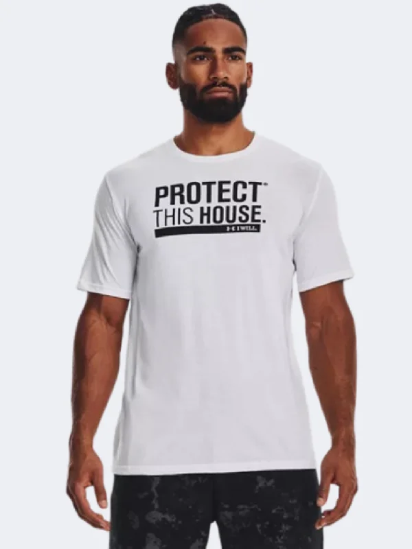 Under Armour Protect This House Men Training T-Shirt White/Black